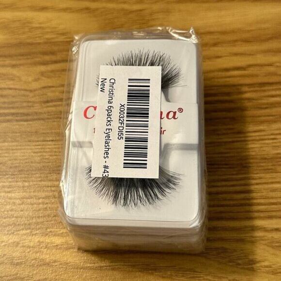 👁 Christina 6-Pack Eyelashes - #43 - NIB 👁 - Picture 1 of 2